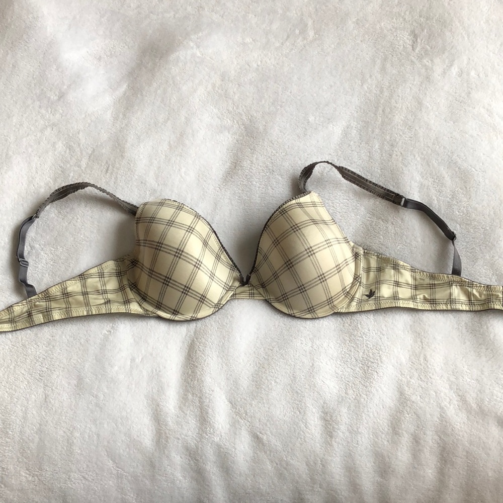 SUPER CUTE PLAID AERIE BRA! - GREAT CONDITION